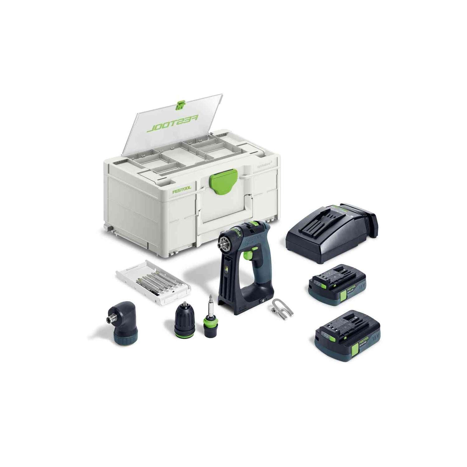 FESTOOL Akku bore-/skruemaskine CXS 18 C 3,0-Set