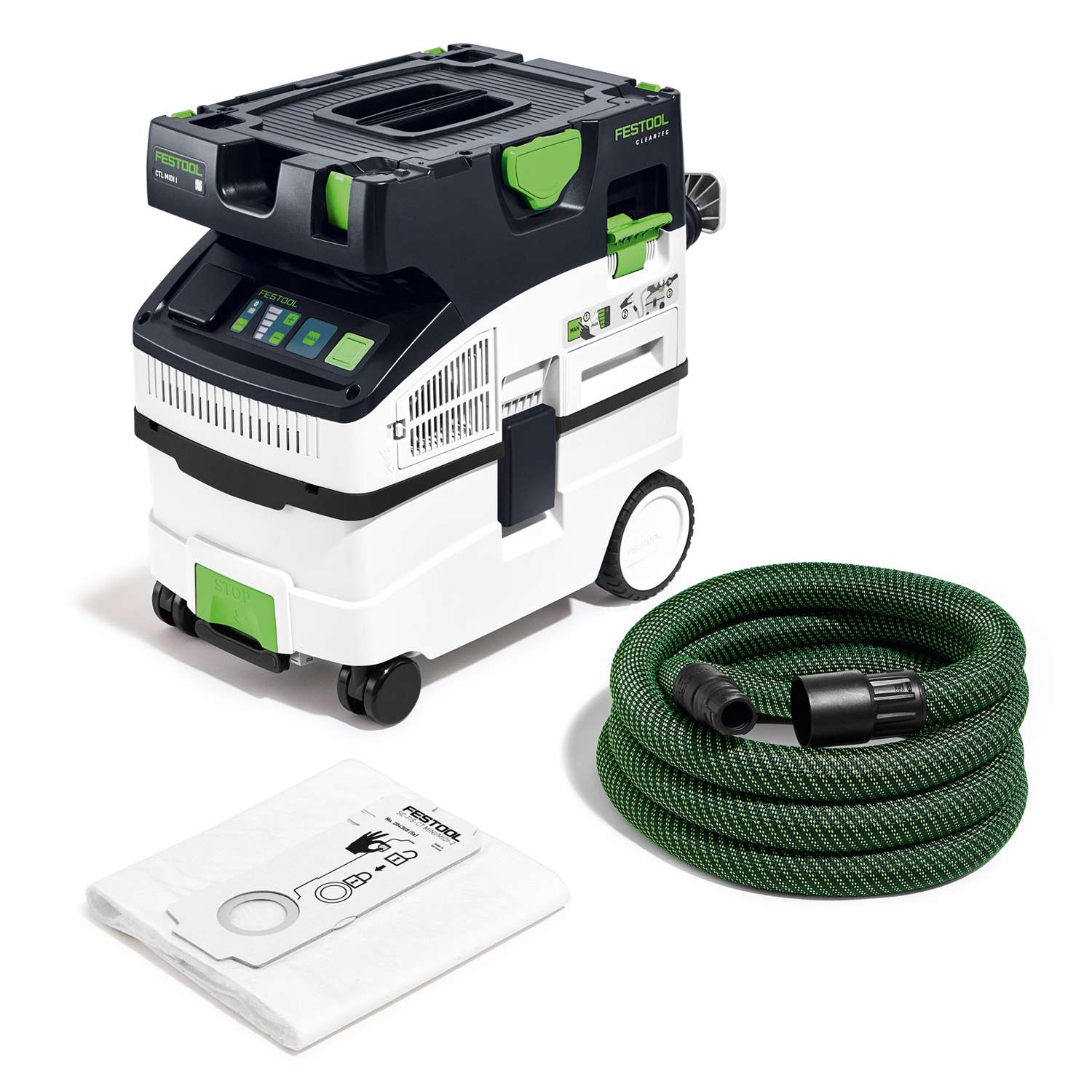 Se FESTOOL Støvsuger CTL MIDI DK CLEANTEC hos Toolster.dk