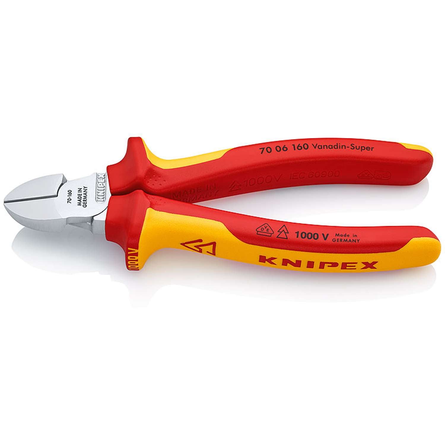 Billede af Knipex sidebidetang 160mm VDE 1000V 7006-160