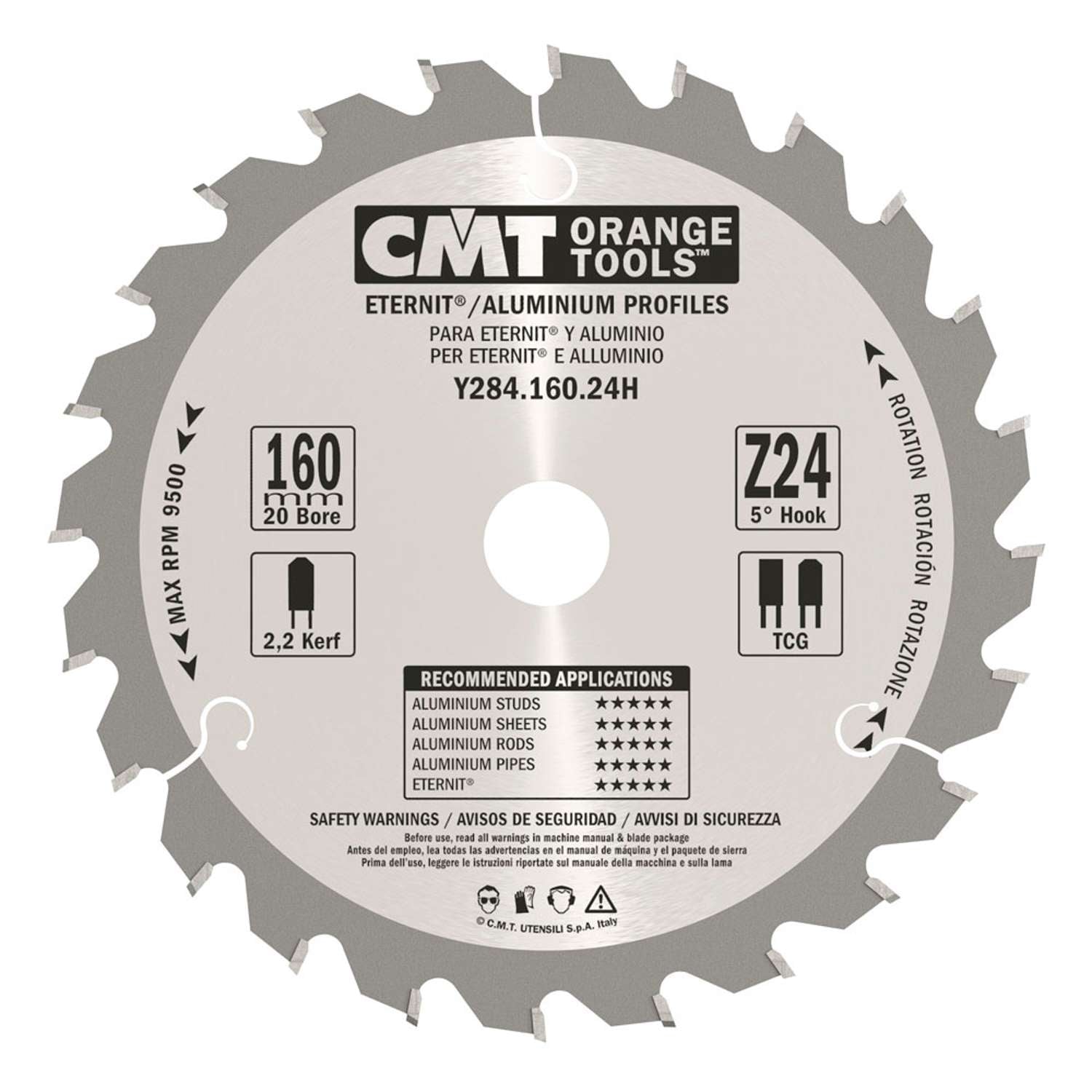 Billede af CMT Rundsavsklinge 160x2,2x20 Z24