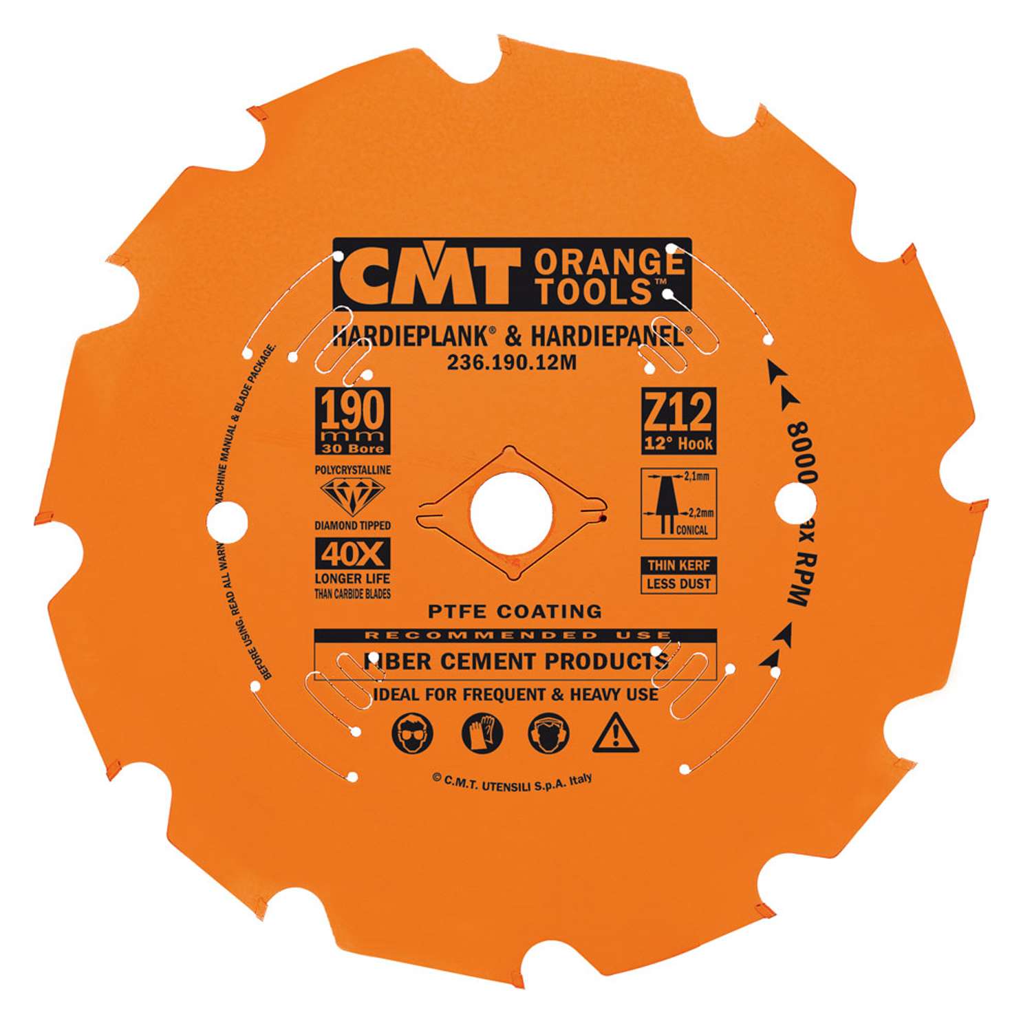 CMT DIA Rundsavsklinge 190x2,2x30 Z4 F