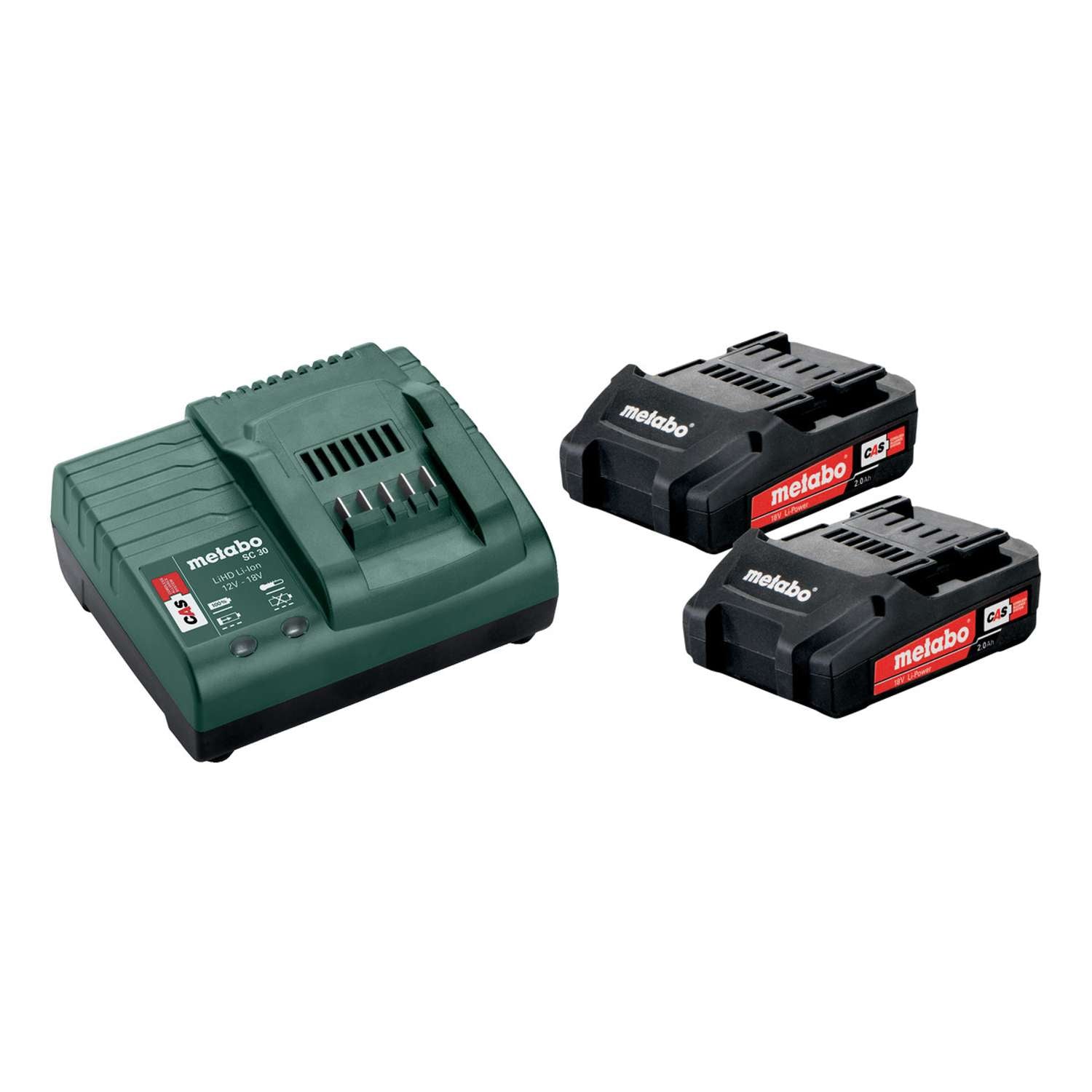 METABO Batterisæt BASIC-SET 18 2X2,0AH 18V