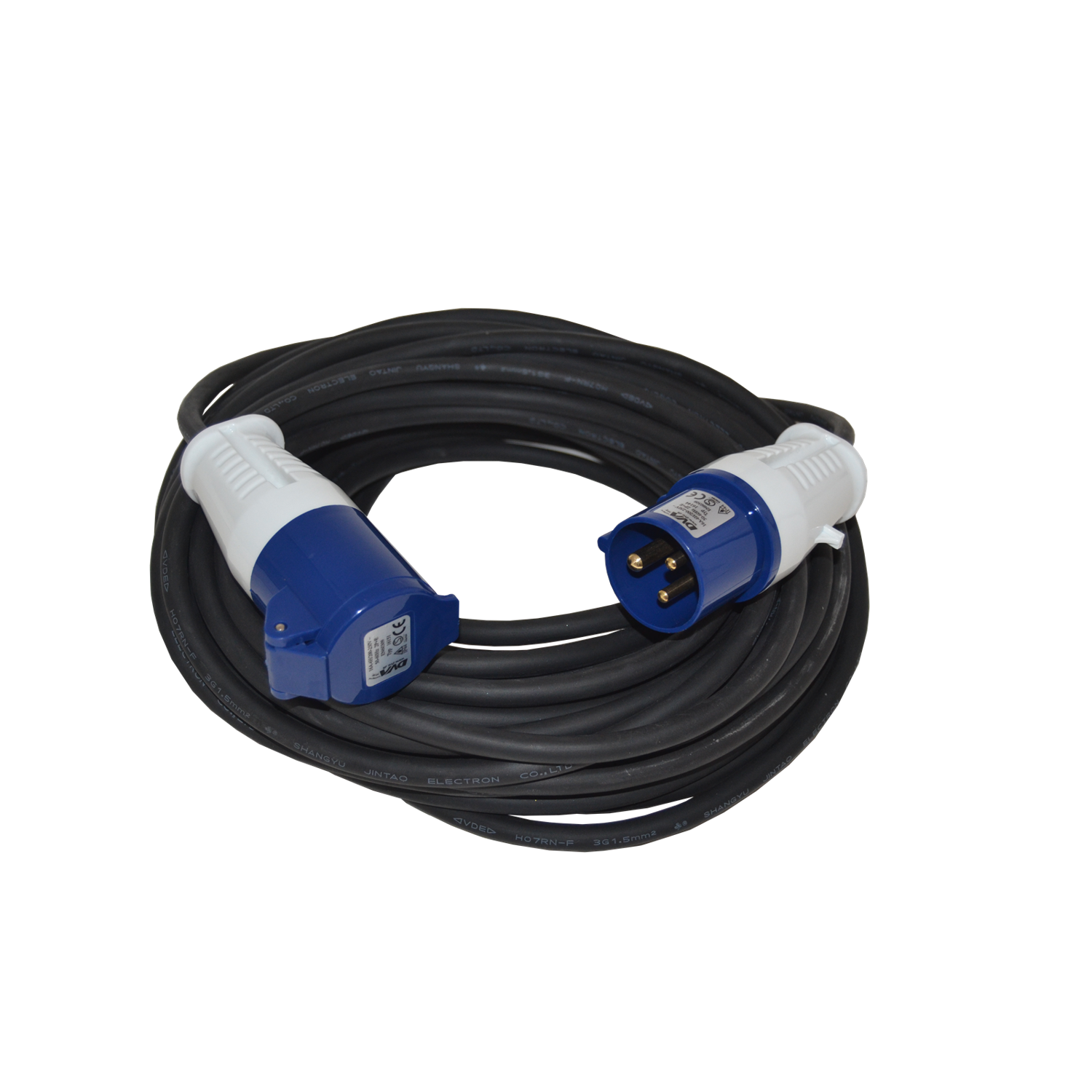 Billede af BLUE ELECTRIC kabelsæt CEE 230V 16A 25m 3x2,5mm2 hos Toolster.dk