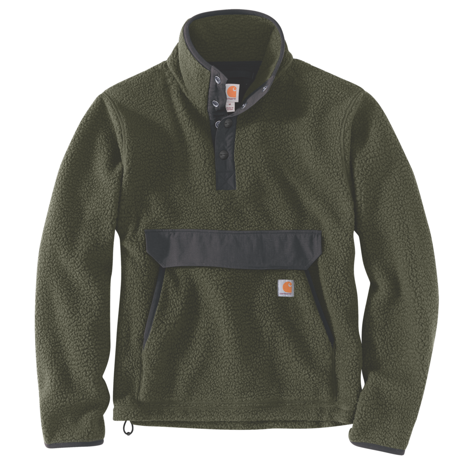 CARHARTT Fleecetrøje Relaxed Fit Fleece Pullover Basil Heather - S