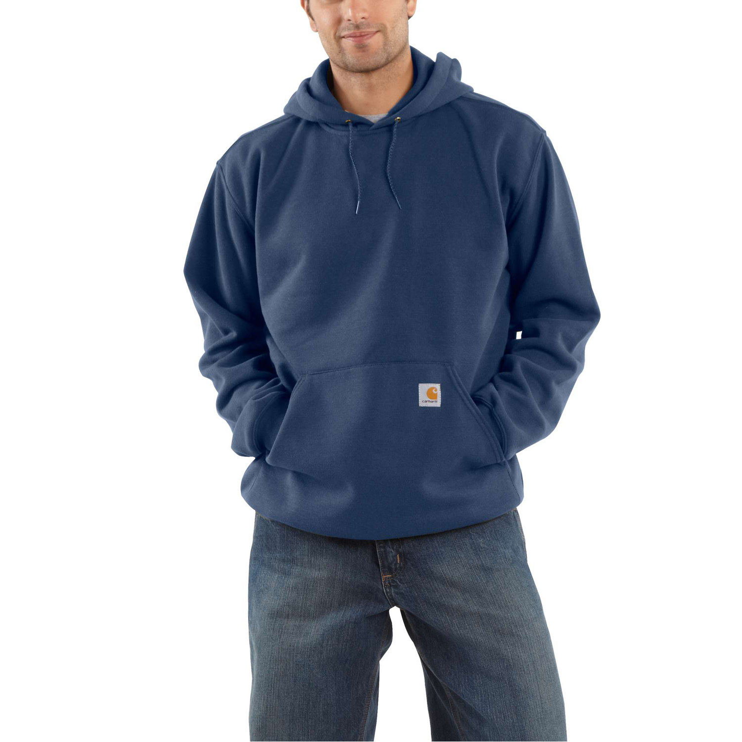 CARHARTT Hættetrøje Hooded Sweatshirt New Navy - S