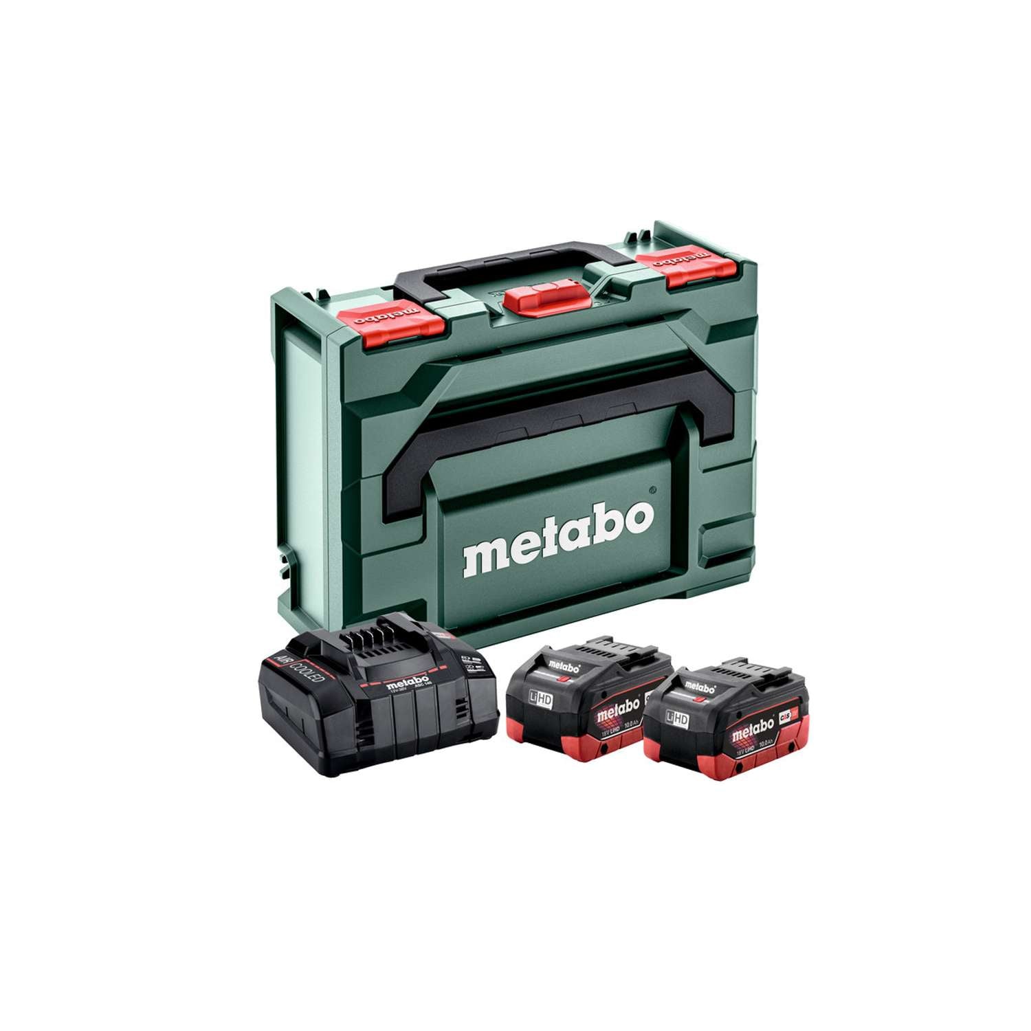 METABO Batterisæt 18Â 2X10AhÂ + ASCÂ 145Â i kuffert