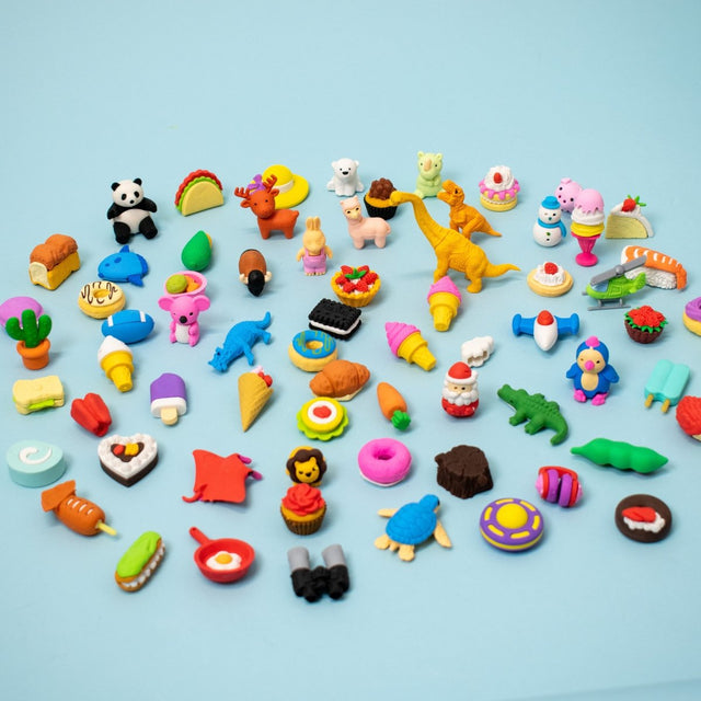 Fun Little Toys Assorted Puzzle Erasers, 58 Pcs