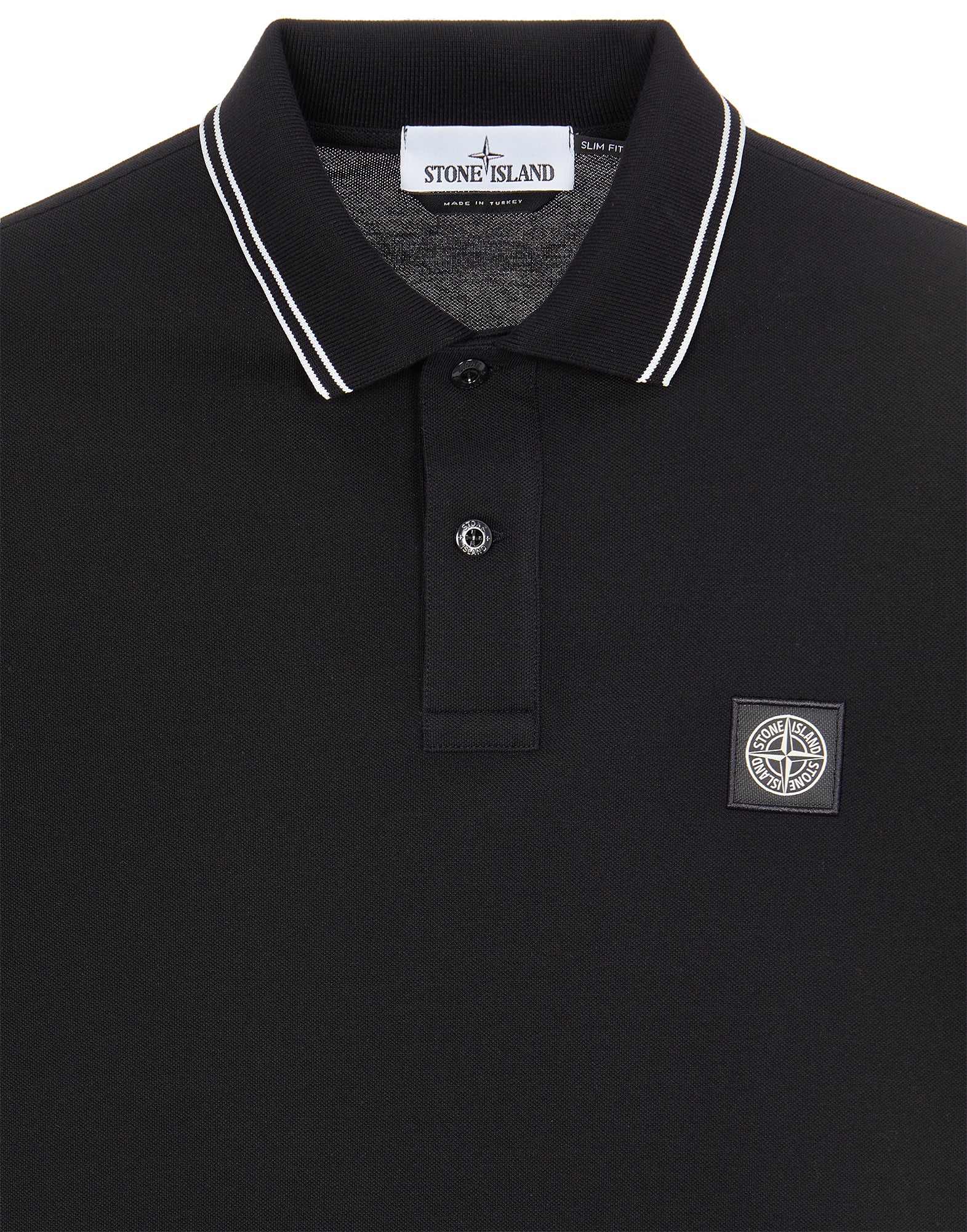 Stone Island UK | 22S18 STRETCH COTTON PIQUE_SLIM FIT Polo Shirt in ...