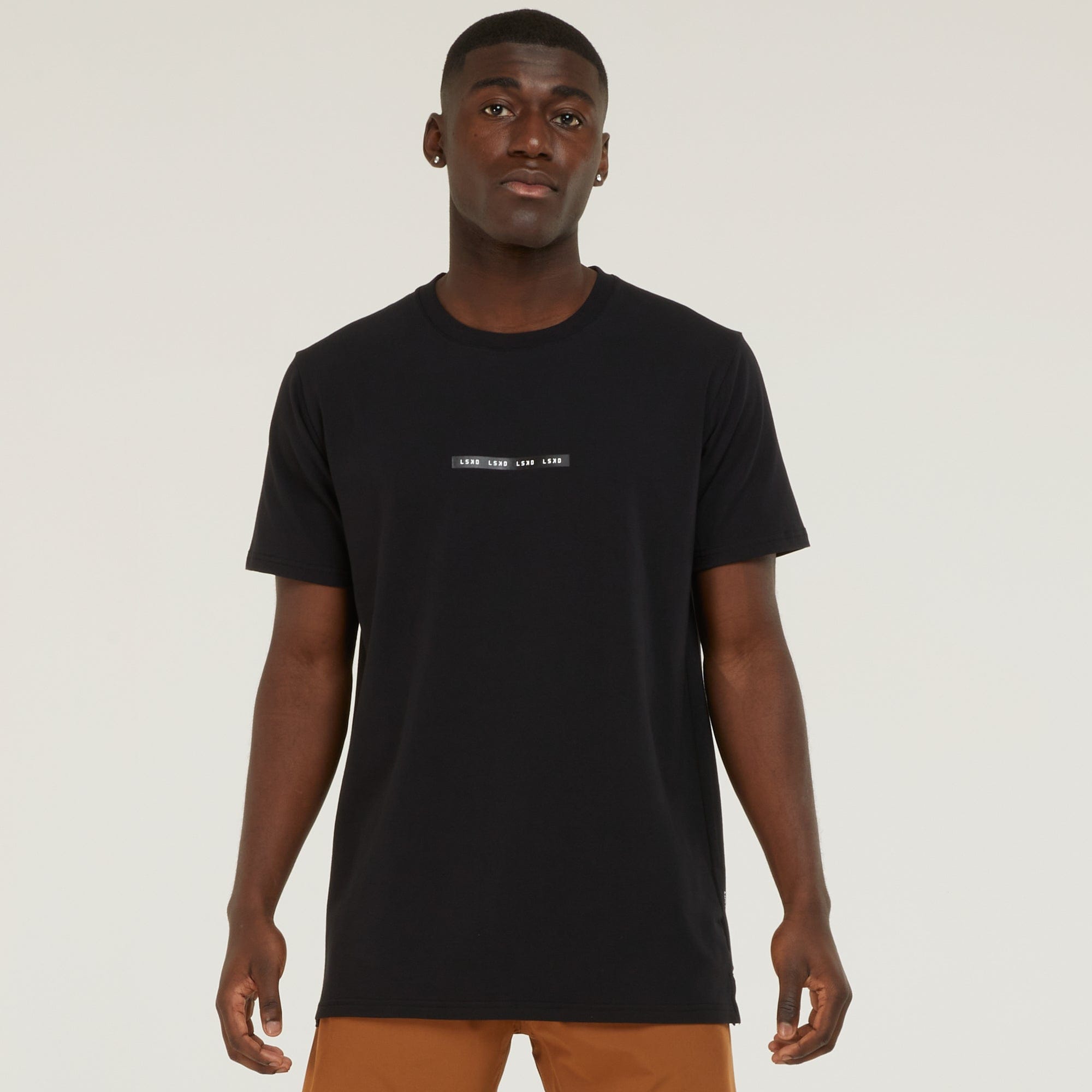 LSKD Tape FLXCotton Men's T-shirt in Black - WIT Fitness