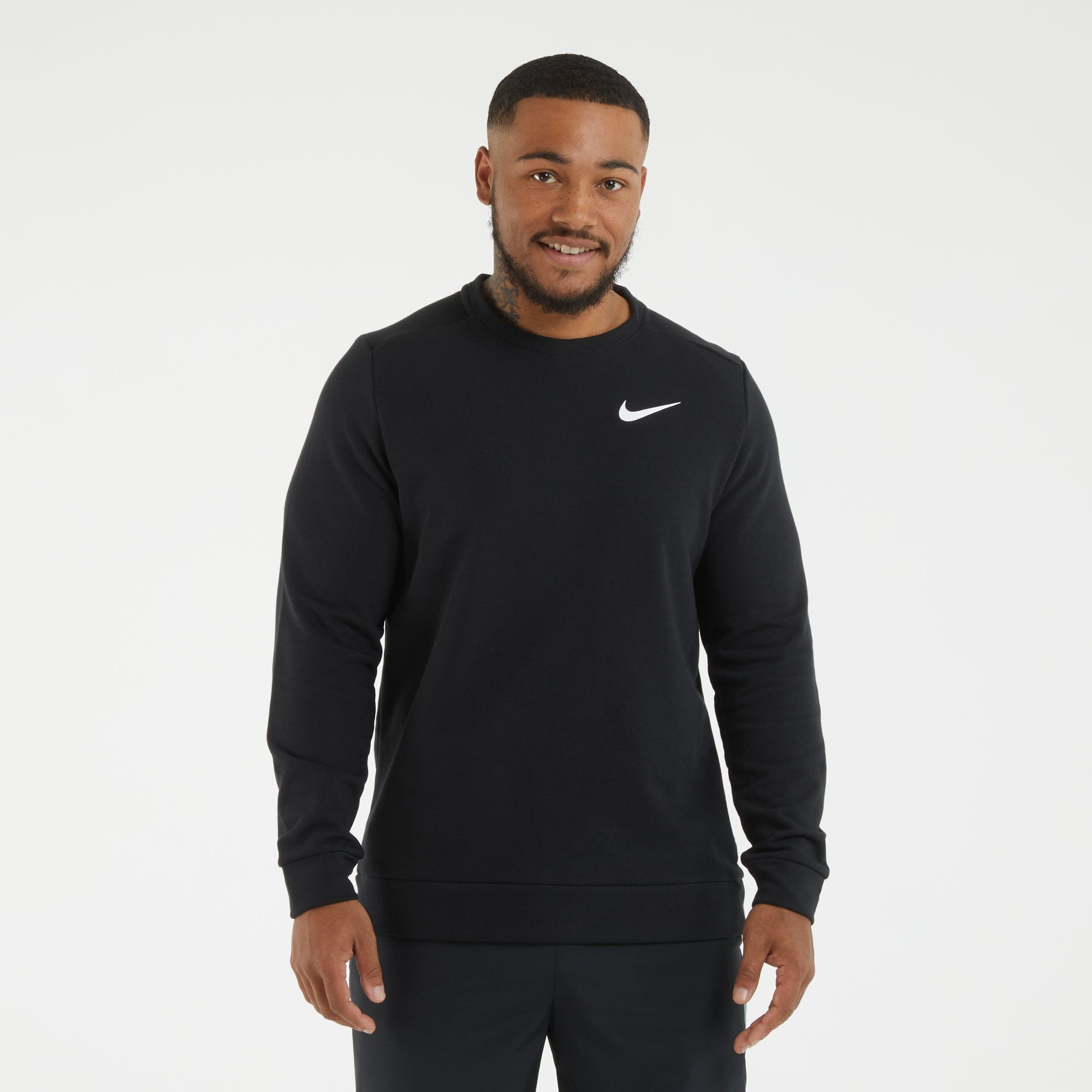 Nike Dri-FIT Men's Crew Sweatshirt In Black - WIT Fitness