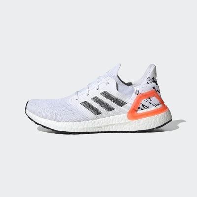 ultra boost orange and white