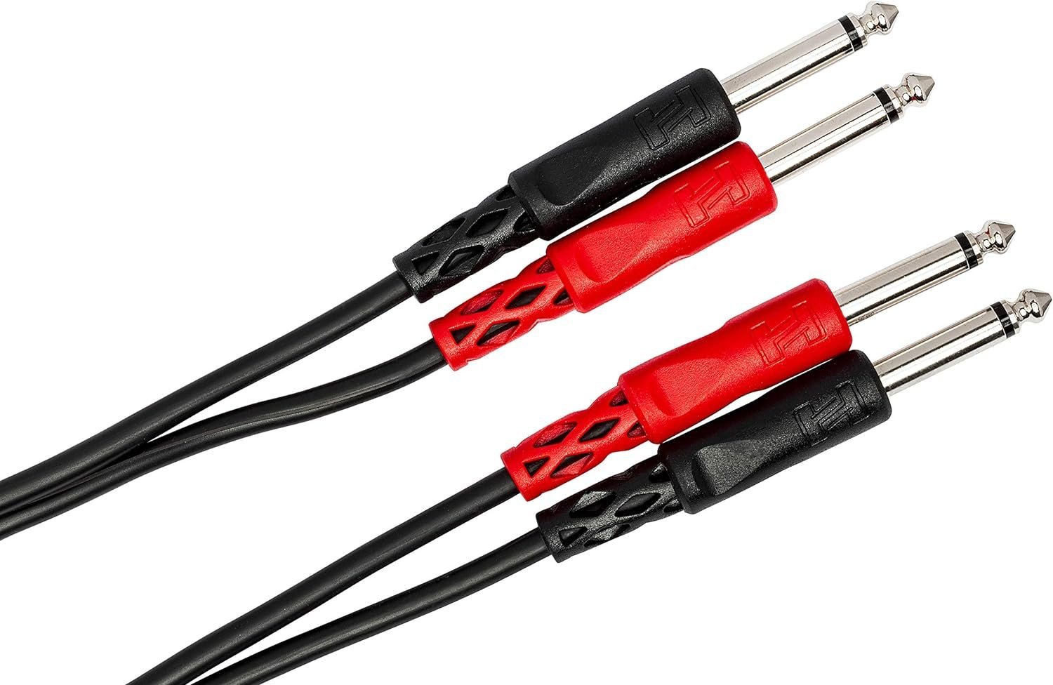 Hosa CPP-203 Dual 1/4" TS to Dual 1/4" TS Stereo Interconnect Cable, 3 Meters