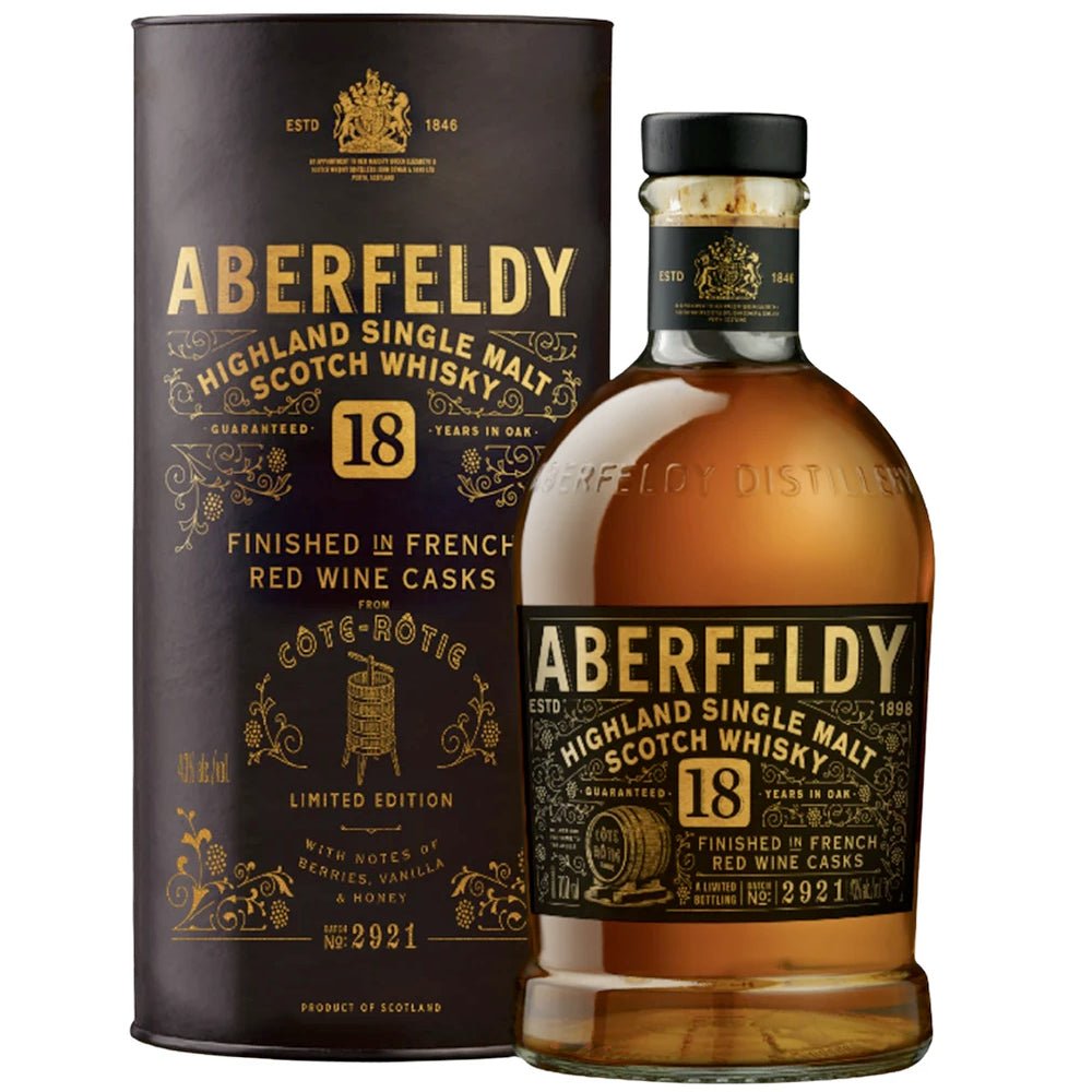 Aberfeldy 18 Year Old Limited Edition CÃ´te RÃ´tie French Wine Cask Finish