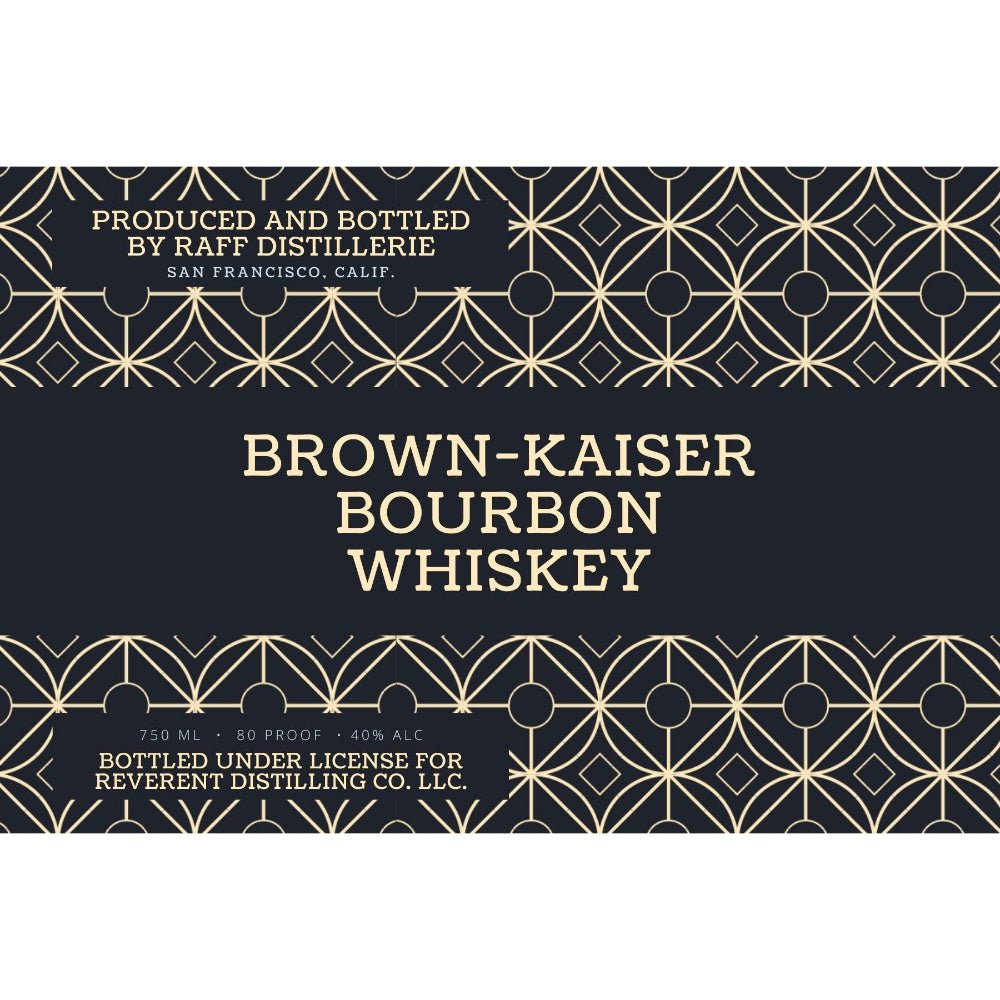 Brown-Kaiser Bourbon Whiskey