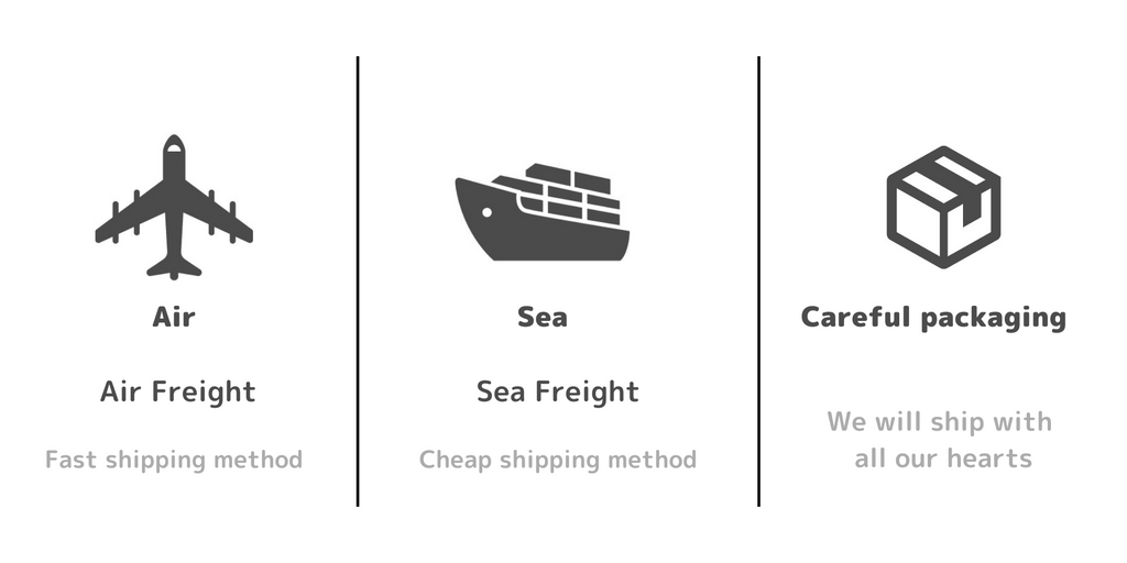 Shipping methods