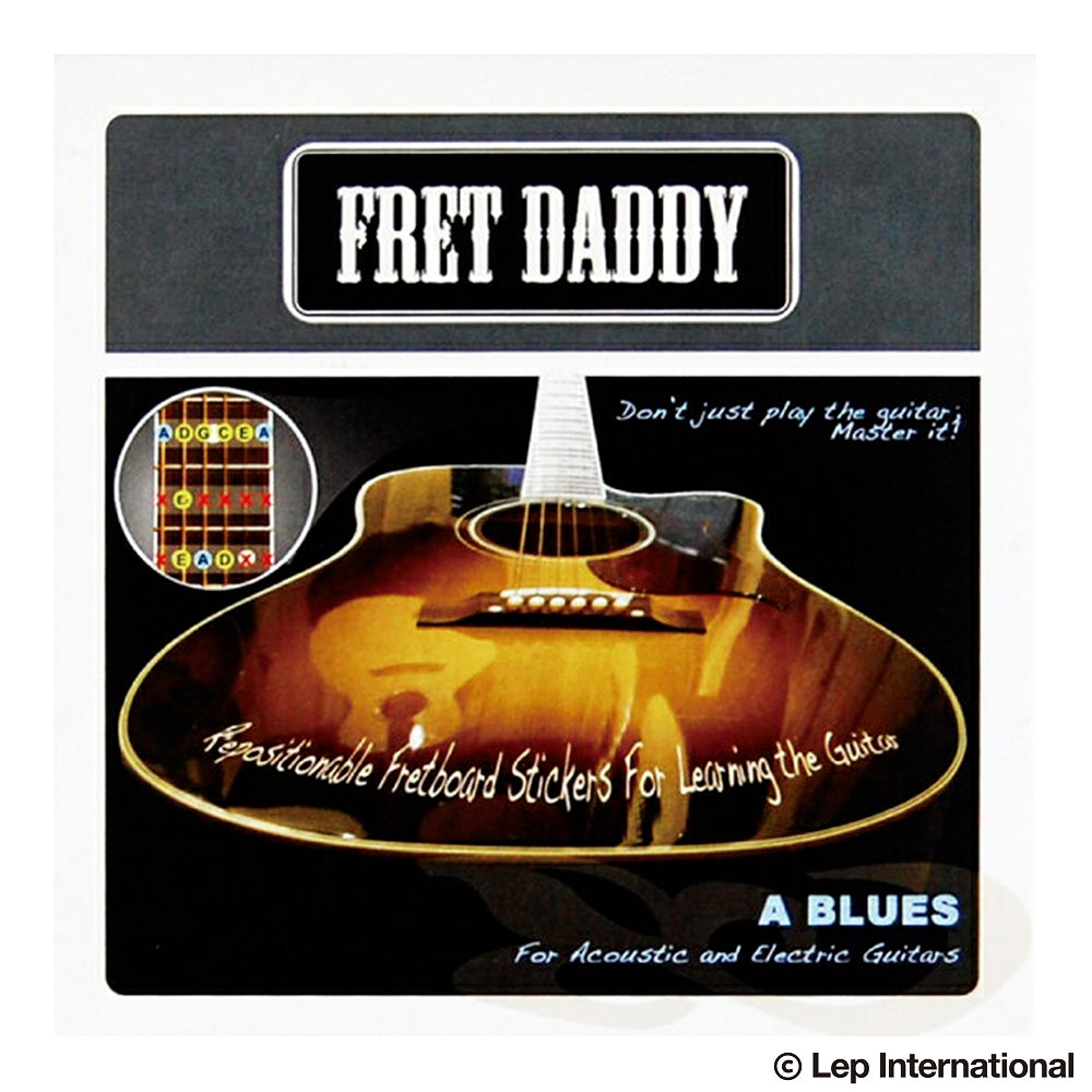 Fret Daddy スケール教則シール エレキ/アコースティックギター用 コンボパック i8my1cf