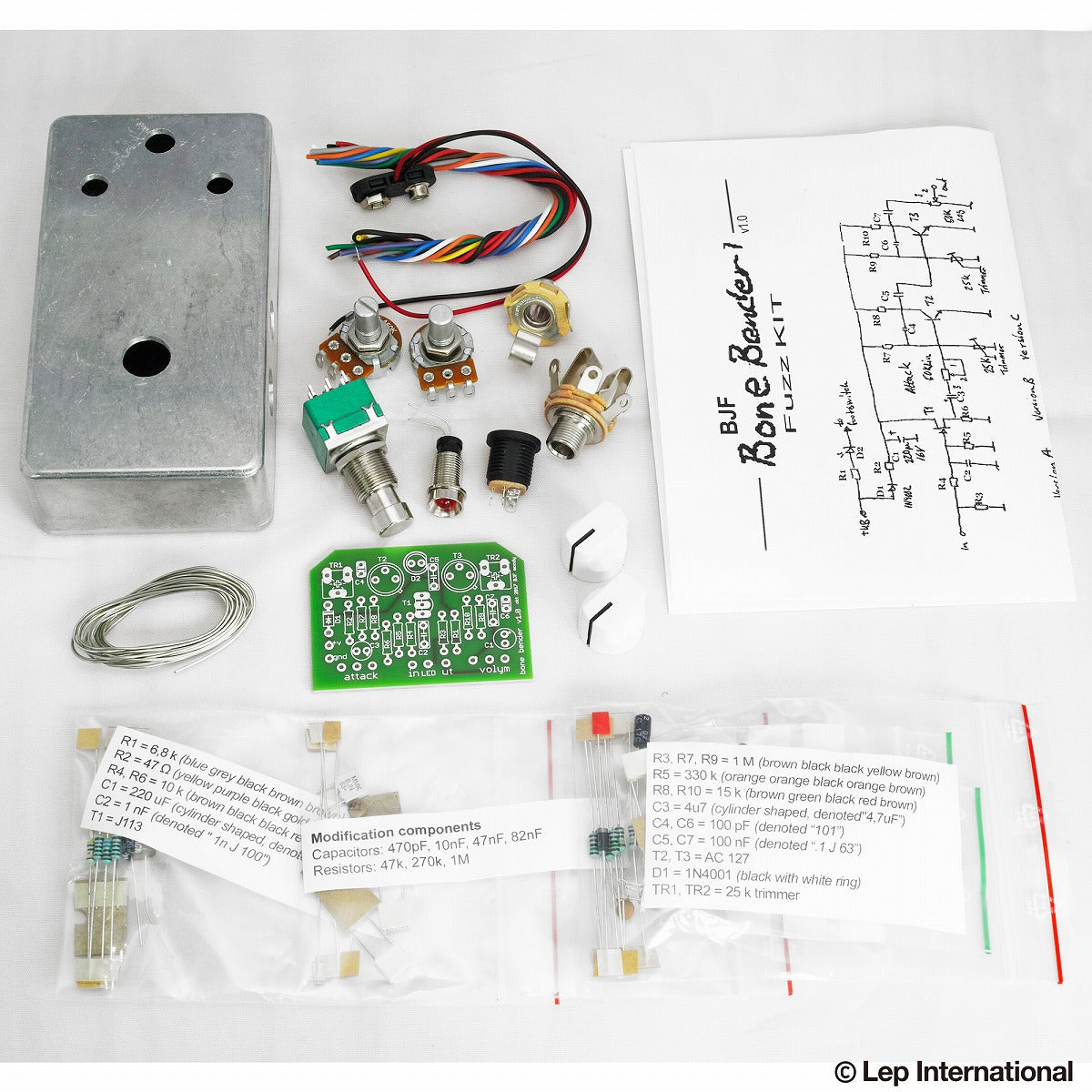 Moody Sounds/BJFE Bone Bender 2 Kit – LEP INTERNATIONAL