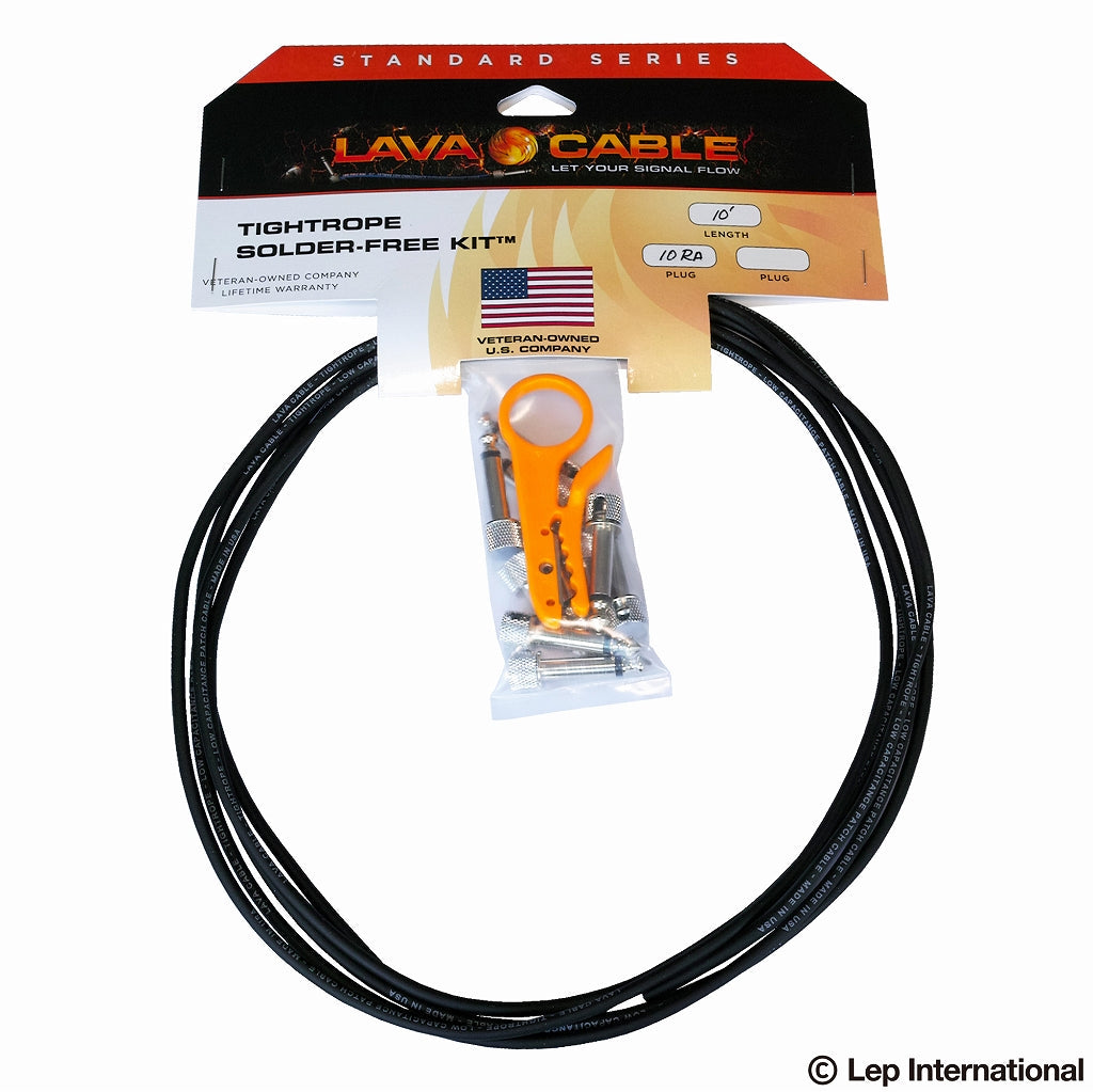 Lava Cable/High-End Tightrope Solder-Free kit (L字型プラグ×10