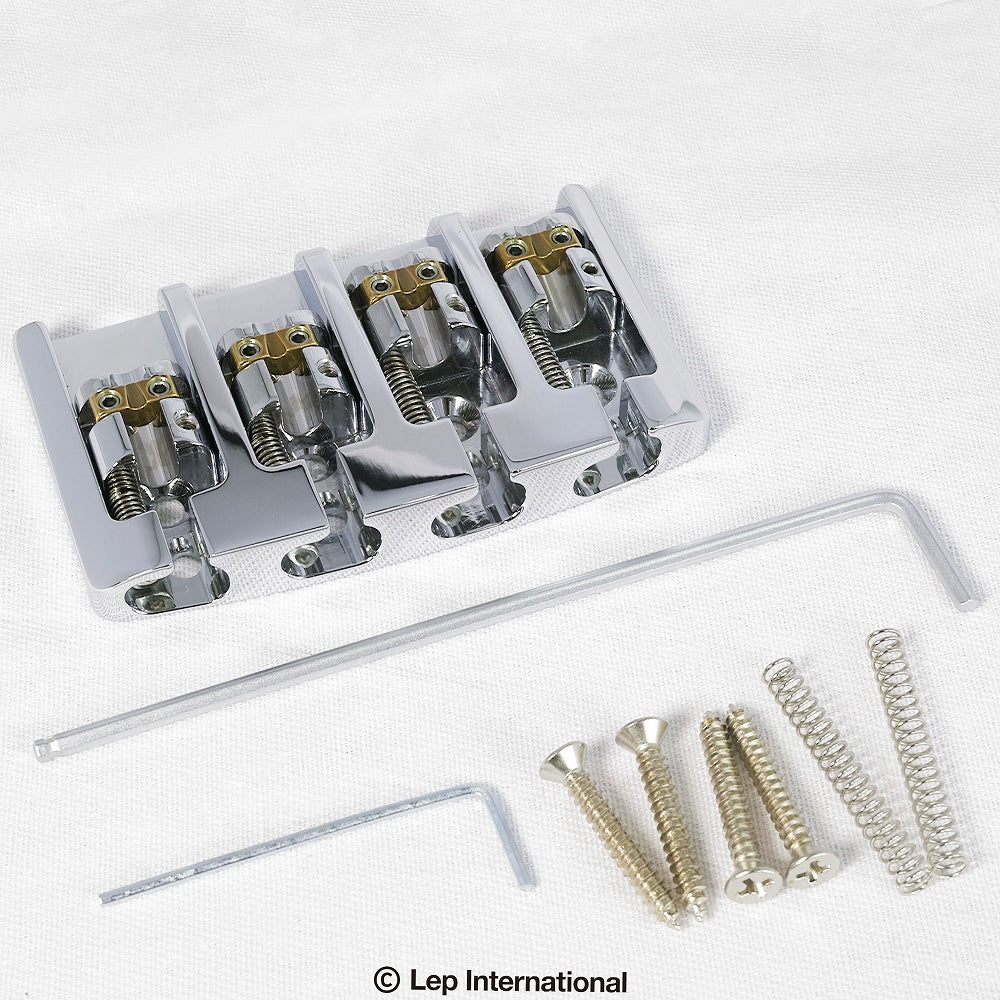 ABM/ABM3704CA19 MkII 4弦ベース用 アルミブリッジ 弦間19mm クローム