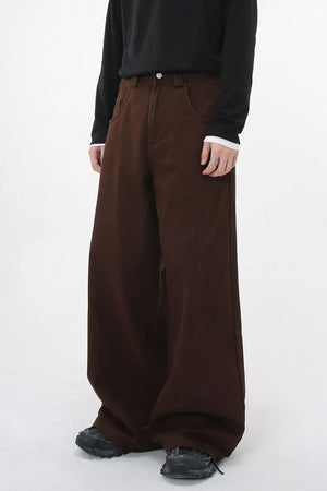 Wide Leg Jeans with Pockets - Bara Bros