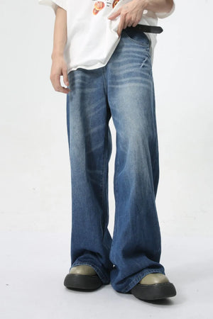 Wide Leg Men's Jeans with Pockets - Bara Bros