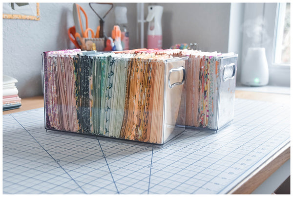 Three Fabric Storage Solutions for a Tidy Sewing Room