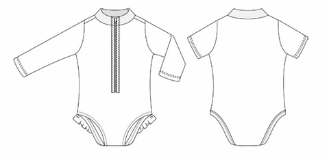 Plumeria Swimsuit Digital Sewing Pattern – Sunflower Seams
