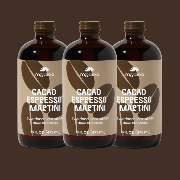 non-alcoholic cacao espresso martini cocktail mocktail mix