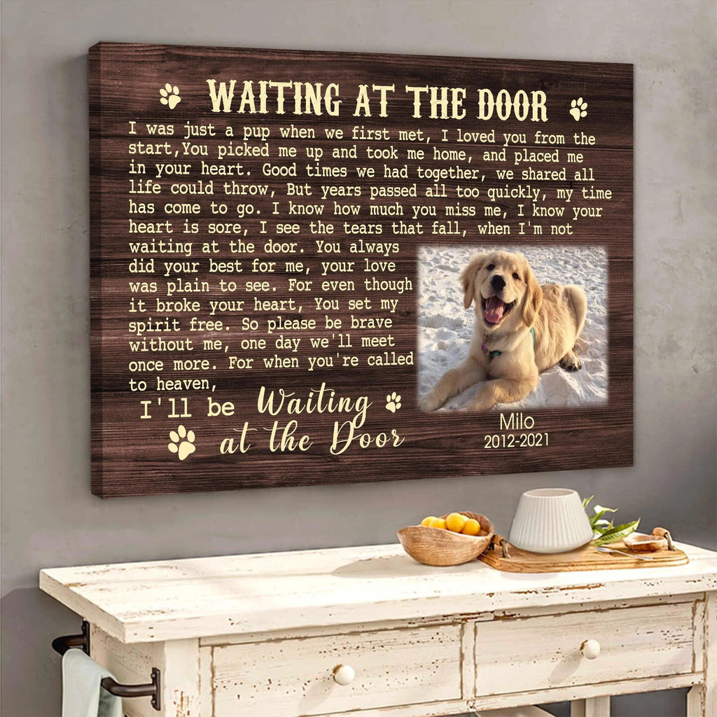 Dog Memorial Canvas