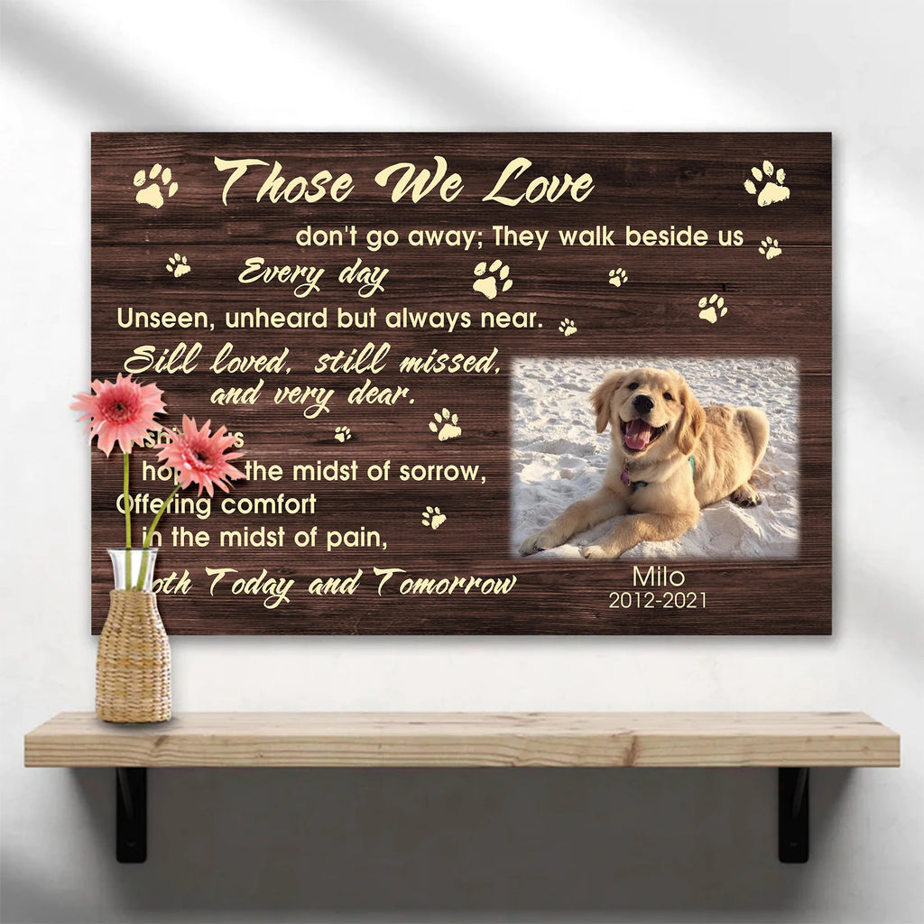 DOG MEMORIAL CANVAS