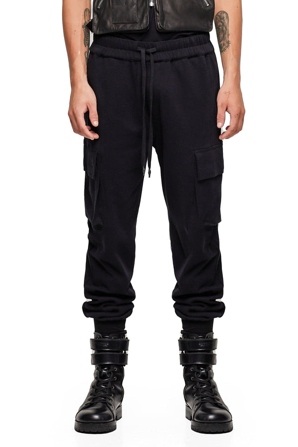 Billy Bandit, Monster Lined Cargo Pants in Charcoal