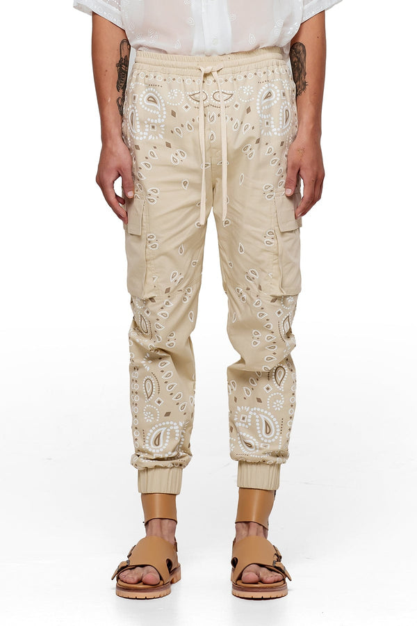 Louis Vuitton black Technical Cotton Embroidered Cargo Trousers