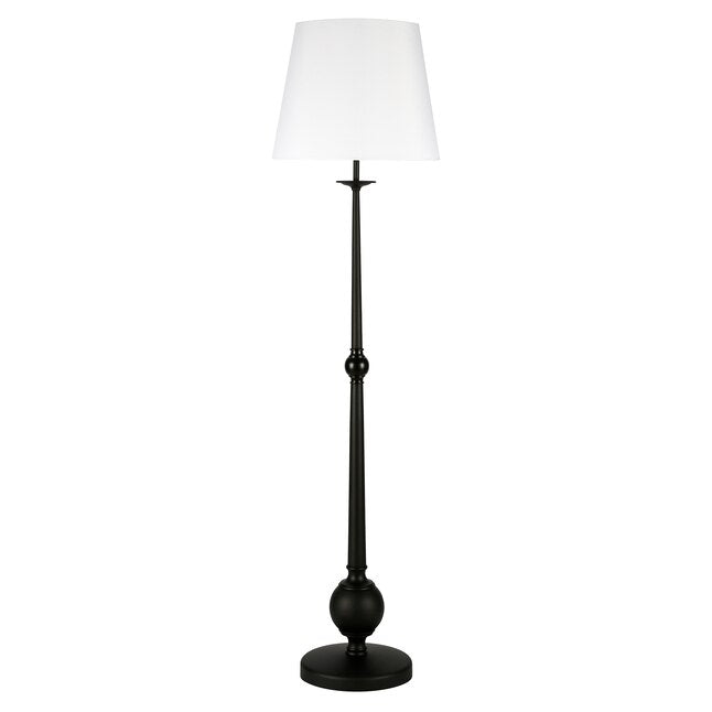 Hailey Home Wilmer 68-in Blackened Bronze Floor Lamp