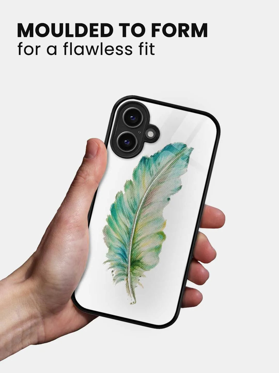 SK Feather Art - iPhone 16 Glass Cover