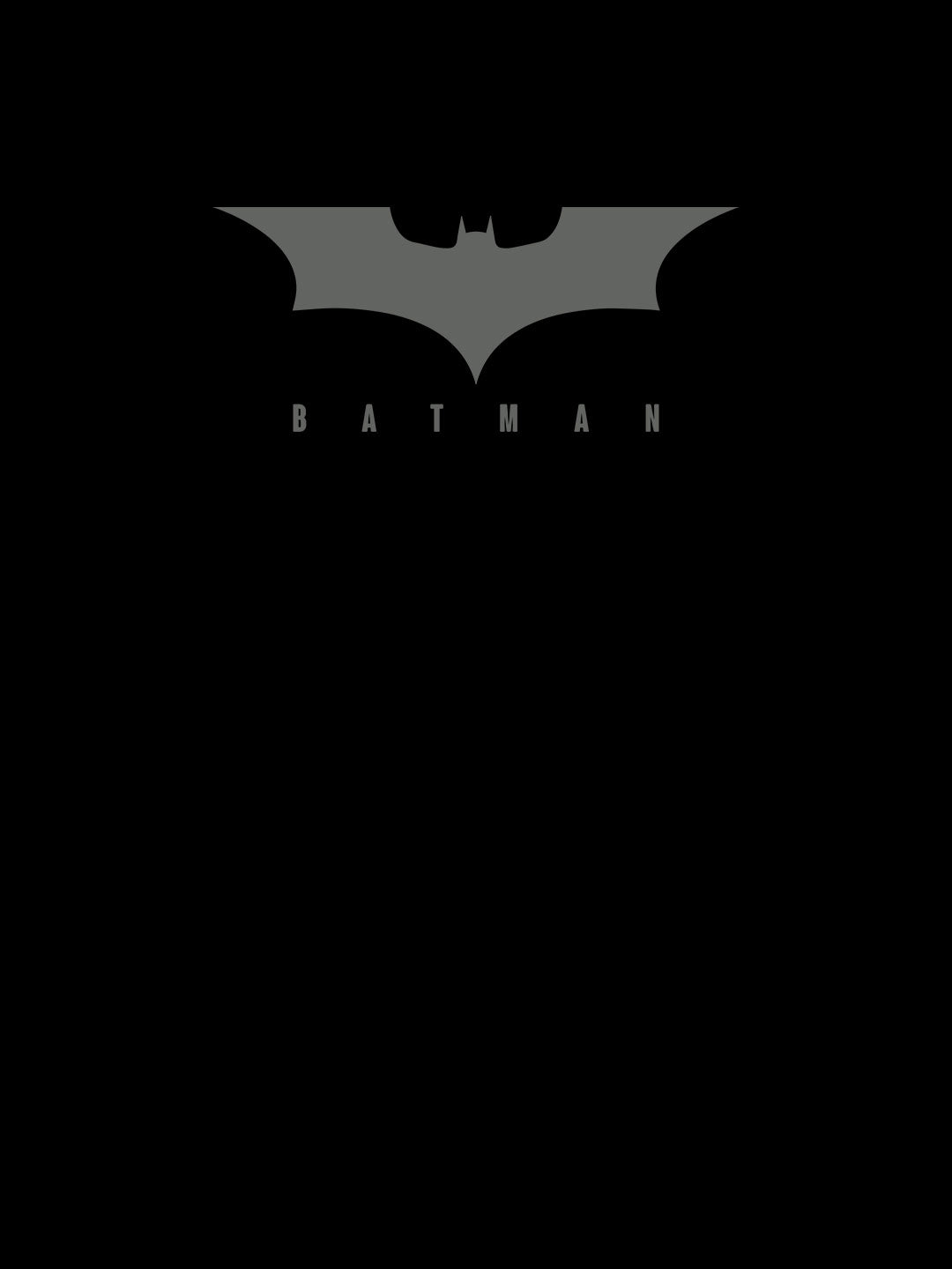 Dark Knight Logo - Mens T-Shirt Black XL