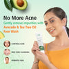 Avocado & Tea Tree Oil Face Wash | Anti Acne, Oil Clear Face Wash for Refreshing Glow – 100 ML
