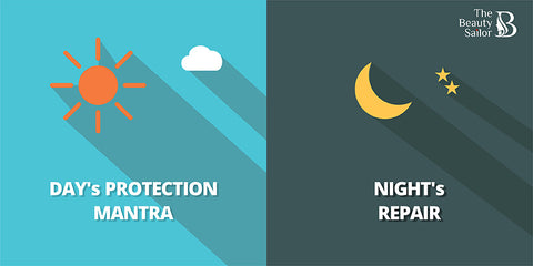"DAY's PROTECTION MANTRA-NIGHT's REPAIR"