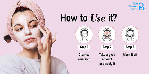 How to use pink clay face mask