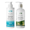 Brightening body wash for youthful and radiant glow -250ml + Body Lotion for Deep Moisturization & Nourishment – 300ml