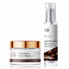 Chocolate Face Mask for Tan Removal 100gm + Light Moisturizer Skin Cream for Soft Skin - 50gm