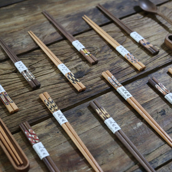 Light Wood Colored Japanese Style Chopsticks