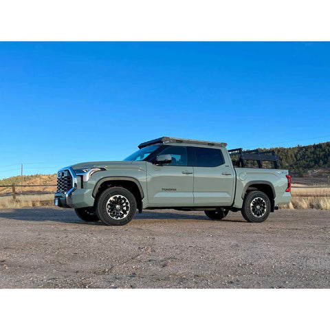 Uptop Overland Alpha Totota Tundra CrewMAX Roof Rack Side View