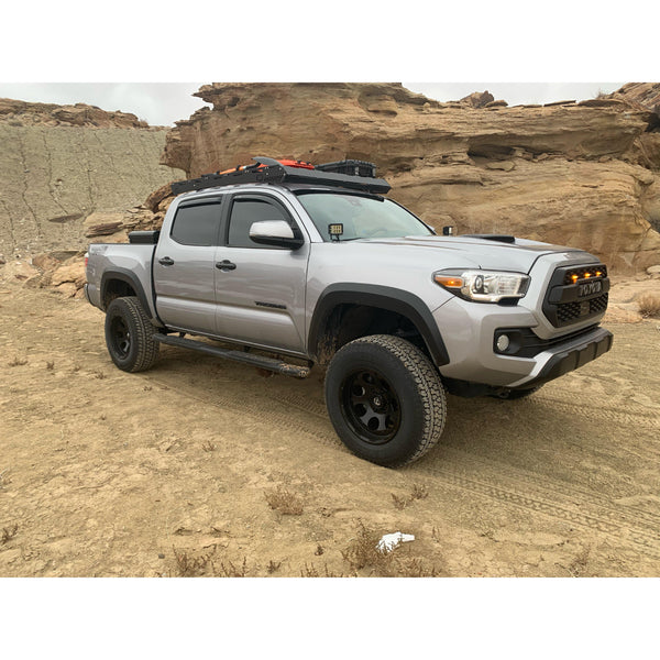 Bravo Tacoma Mounted Roof Rack Life Style view