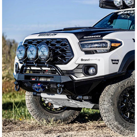 Toyota Tacoma Radiator and Engine Mounted Skid Plate in Lifestyle View
