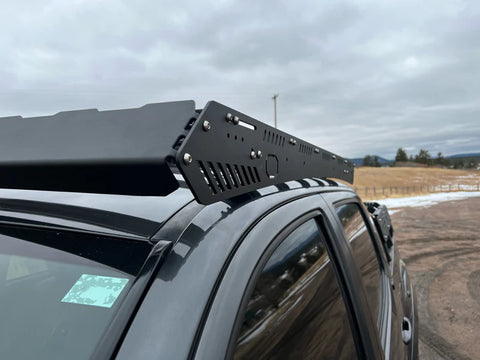 Bravo Toyota Tacoma Double Cab Roof Mounted Roof rack Close up View