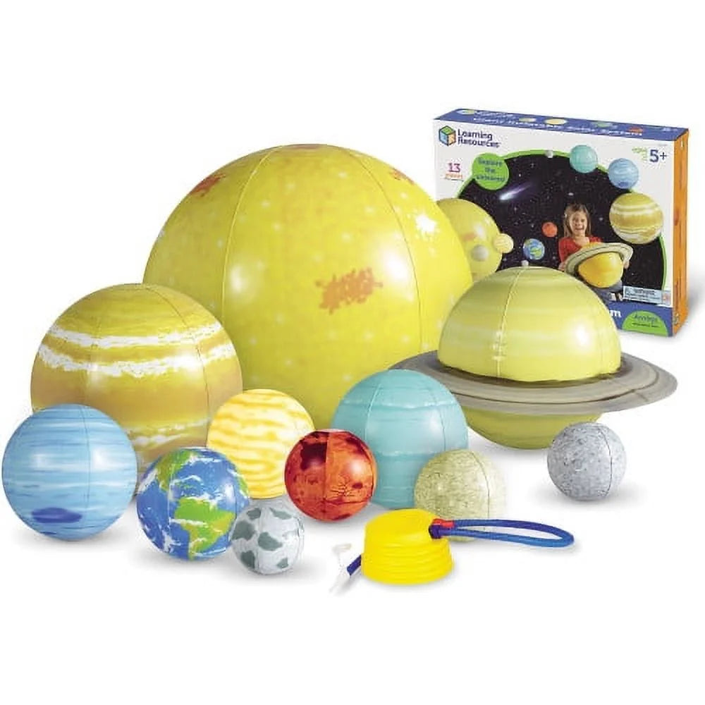 1 PK,Learning Resources Giant Inflatable Solar System (LER2434)