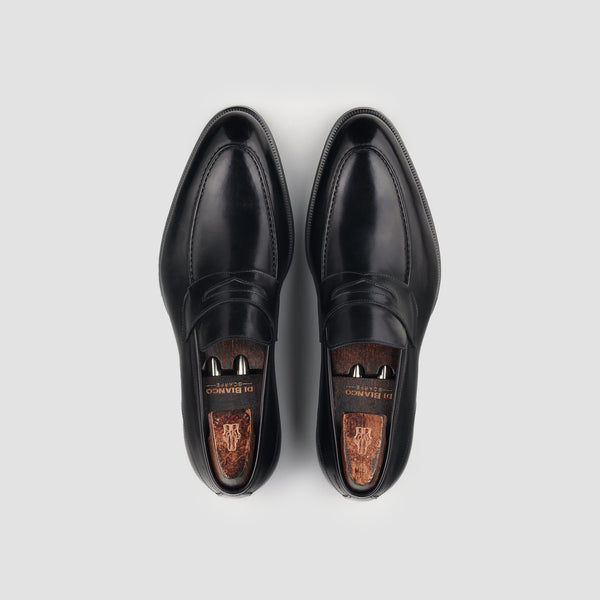 The Salerno Men's Loafer Black | Italian Men's Shoes – Scarpe di Bianco