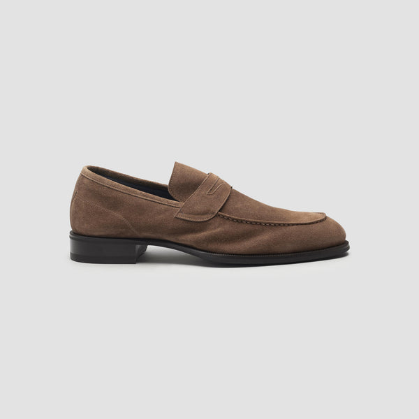 The Brera Farro Suede Loafer l Italian Men's Shoes – Scarpe di Bianco