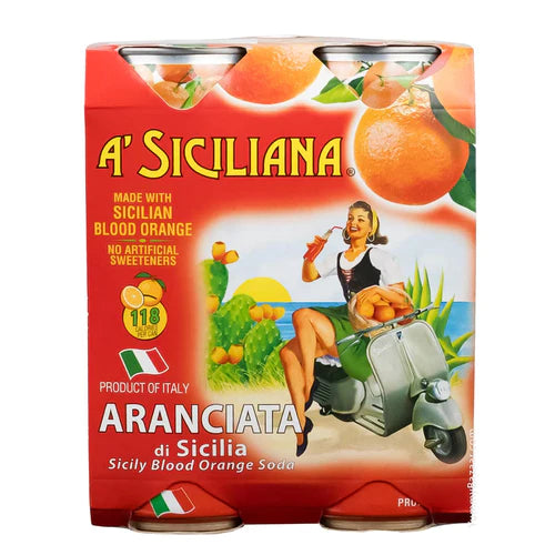 A' Siciliana Sicilian Limonata Lemon Soda, 33.8 oz