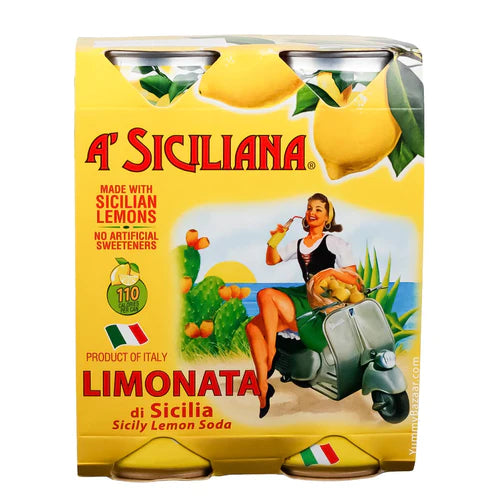 A Siciliana Italian Soda- Sicilian Blood Orange Soda, 11.5 Ounce